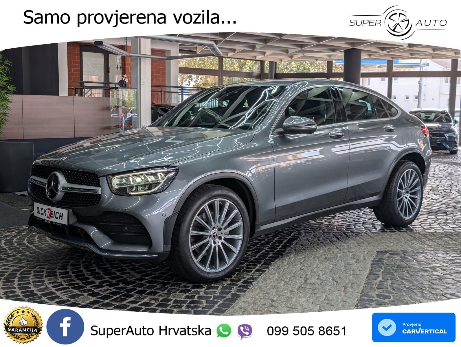 Mercedes GLC Coupe 220d (194 KS) 4MATIC G-TRONIC AMG LED+GR SJED+ACC