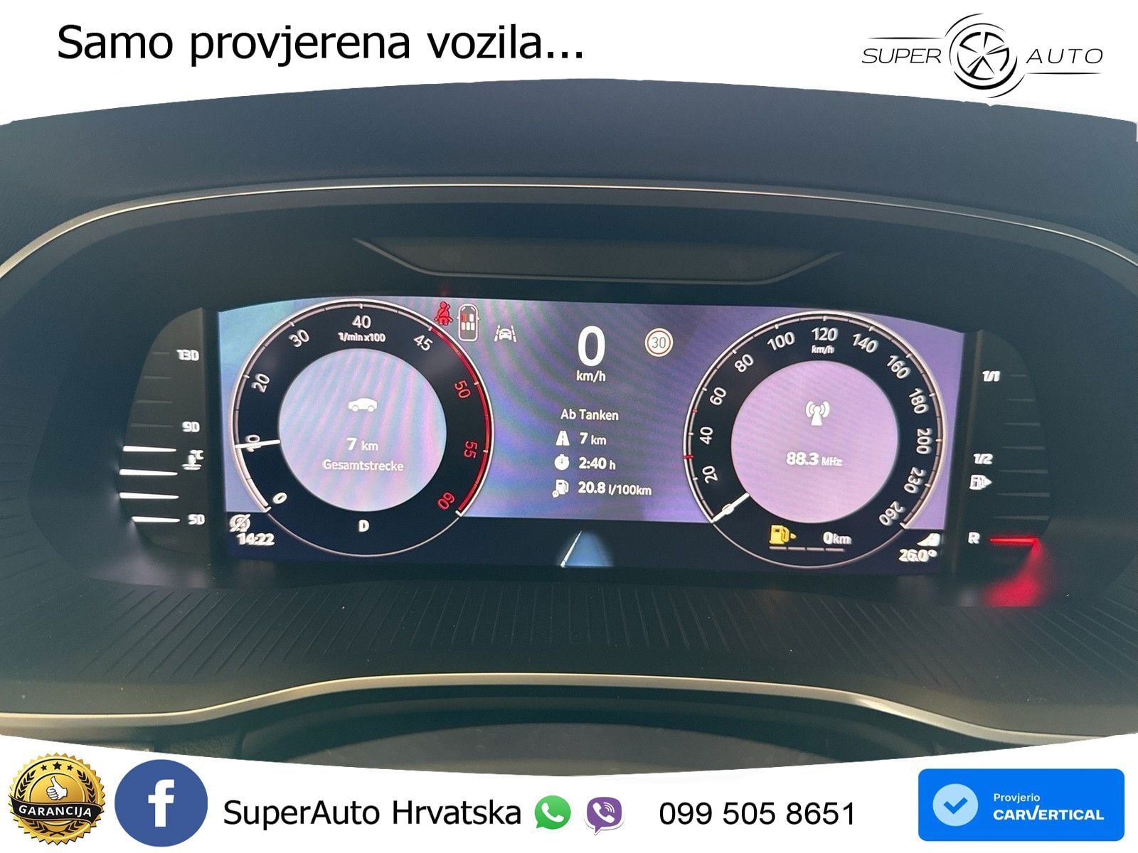 Škoda Octavia Combi 2.0 TDI (150 KS) DSG Selection LED+GR SJED+ACC