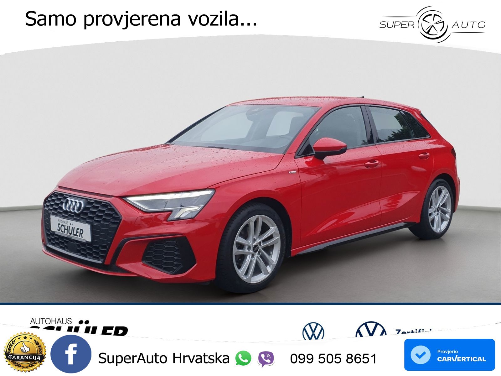 Audi A3 35 TFSI (150 KS) S line
