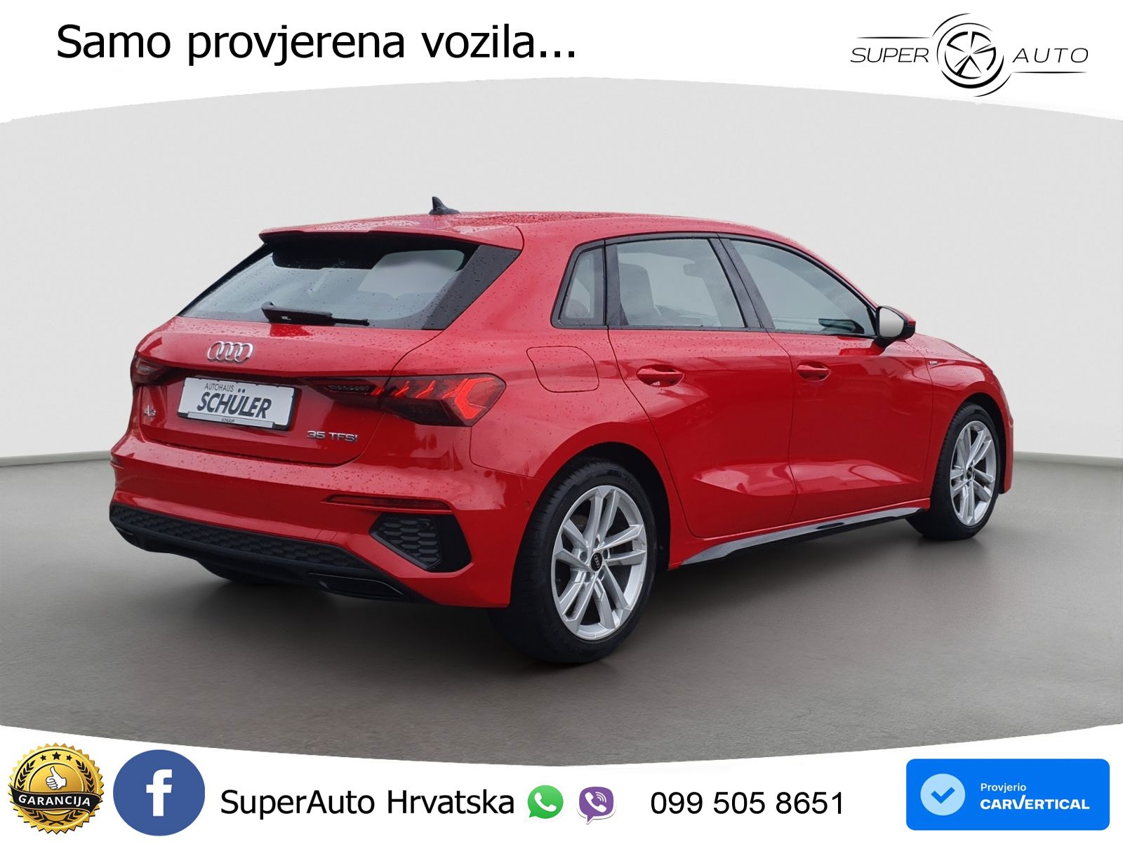 Audi A3 35 TFSI (150 KS) S line
