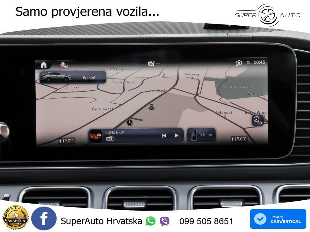 Mercedes GLE 300d (269 KS) EQ Boost 4MATIC 9G-TRONIC AMG ZRAČNI+ACC+GR SJED+360+PANO