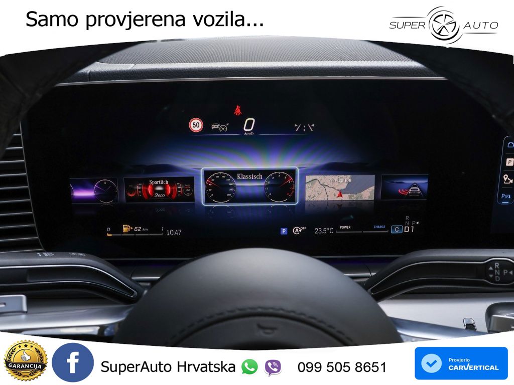 Mercedes GLE 300d (269 KS) EQ Boost 4MATIC 9G-TRONIC AMG ZRAČNI+ACC+GR SJED+360+PANO