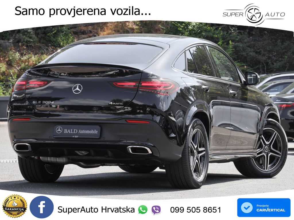 Mercedes GLE 300d (269 KS) EQ Boost 4MATIC 9G-TRONIC AMG ZRAČNI+ACC+GR SJED+360+PANO