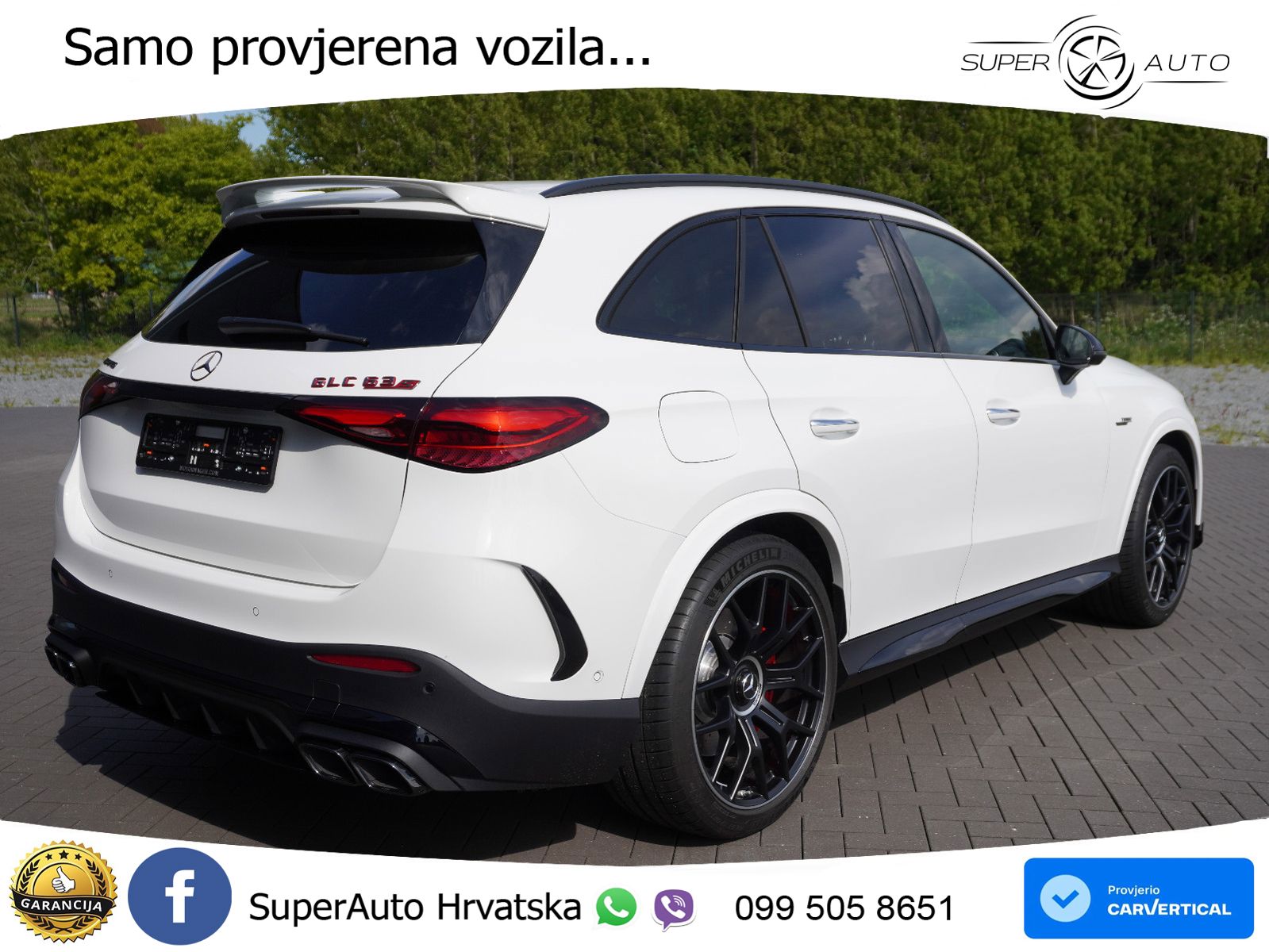 Mercedes AMG GLC 63 S E PERFORMANCE (680 KS) 4MATIC+ AMG SPEEDSHIFT MCT 9G ACC+HEAD+4xGR SJED+360+PANO
