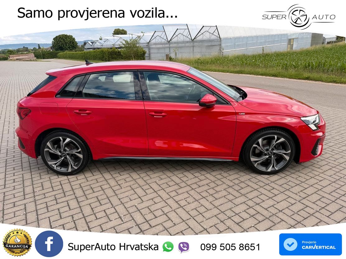 Audi A3 40 TDI (200 KS) quattro S tronic S line LED+GR SJED+ACC