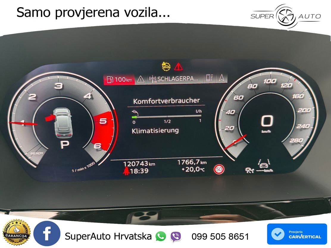 Audi A3 40 TDI (200 KS) quattro S tronic S line LED+GR SJED+ACC