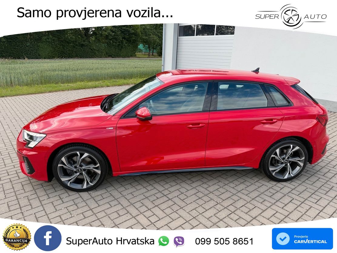 Audi A3 40 TDI (200 KS) quattro S tronic S line LED+GR SJED+ACC