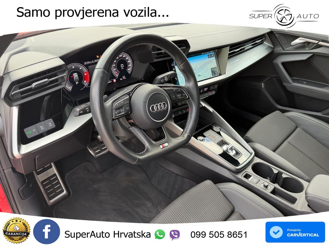 Audi A3 40 TDI (200 KS) quattro S tronic S line LED+GR SJED+ACC