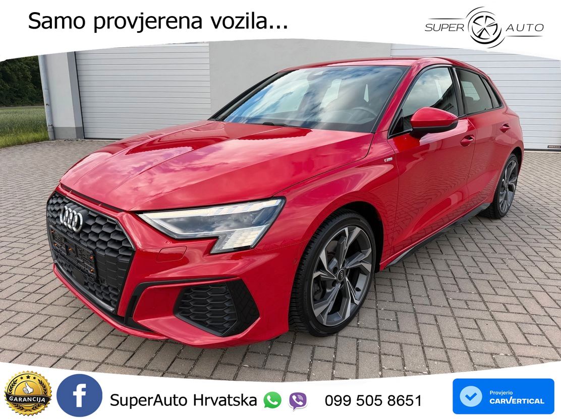 Audi A3 40 TDI (200 KS) quattro S tronic S line LED+GR SJED+ACC