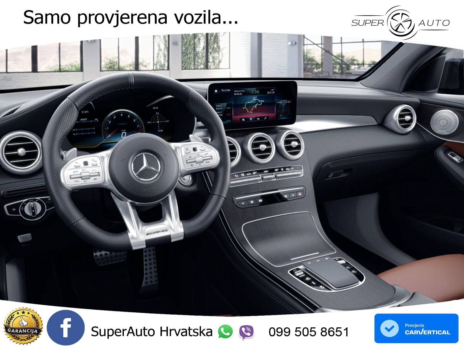 Mercedes AMG GLC 43 V6 (390 KS) 4MATIC TCT LED+GR SJED+ACC