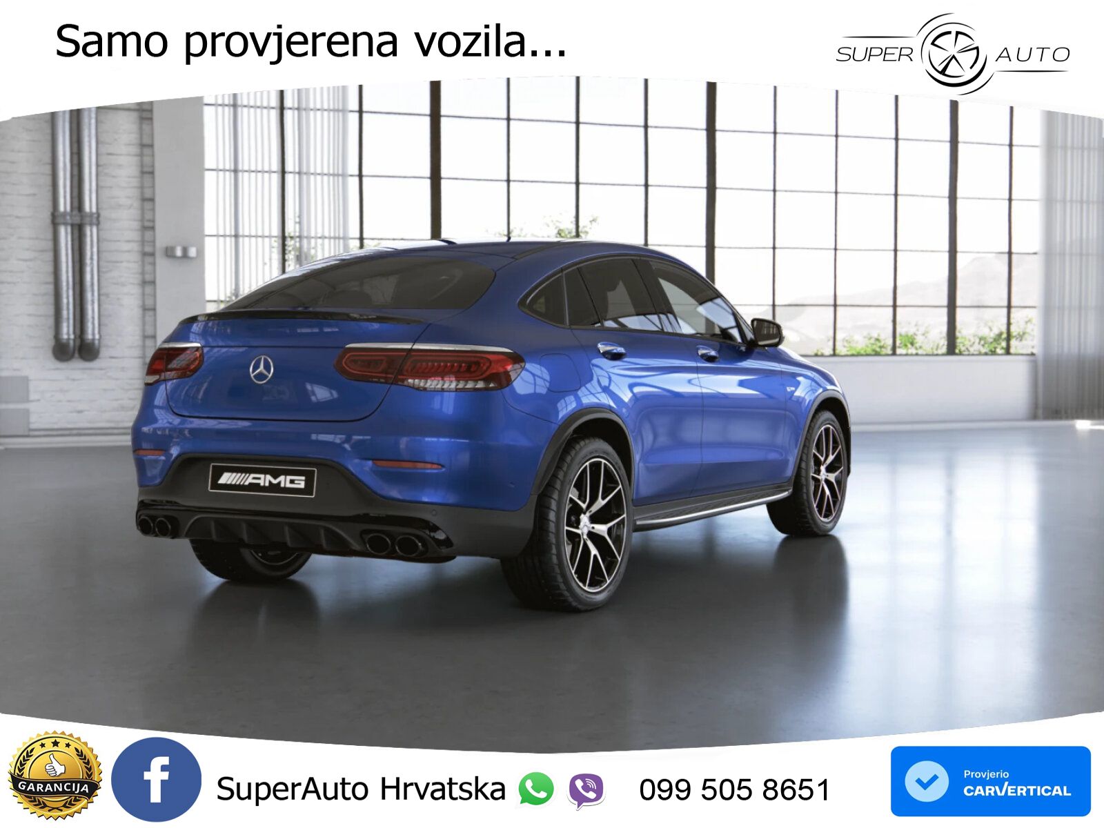 Mercedes AMG GLC 43 V6 (390 KS) 4MATIC TCT LED+GR SJED+ACC