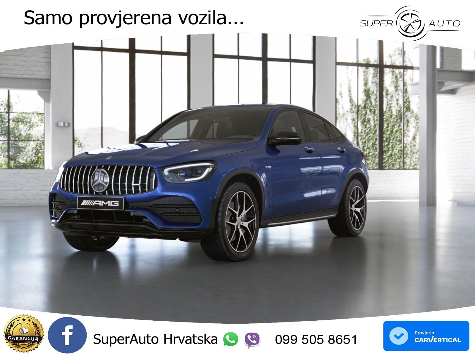 Mercedes AMG GLC 43 V6 (390 KS) 4MATIC TCT LED+GR SJED+ACC