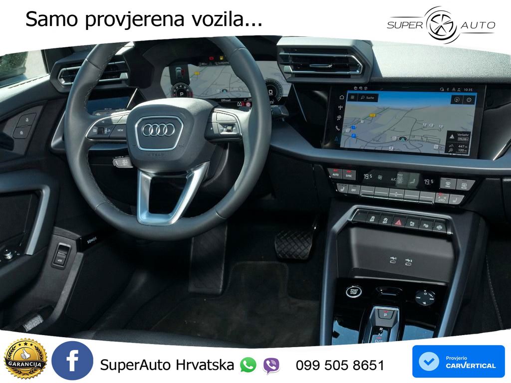 Audi A3 Sportback 30 TFSI (116 KS) Mild Hybrid S tronic advanced LED+GR SJED+ACC