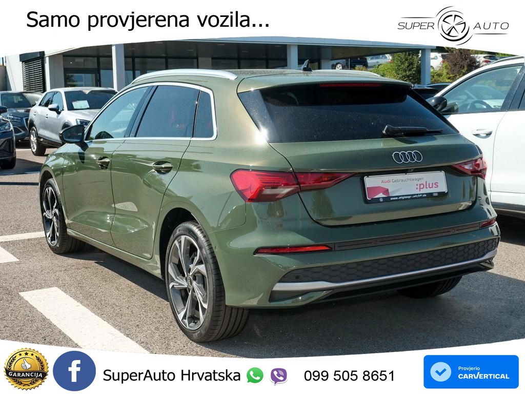 Audi A3 Sportback 30 TFSI (116 KS) Mild Hybrid S tronic advanced LED+GR SJED+ACC