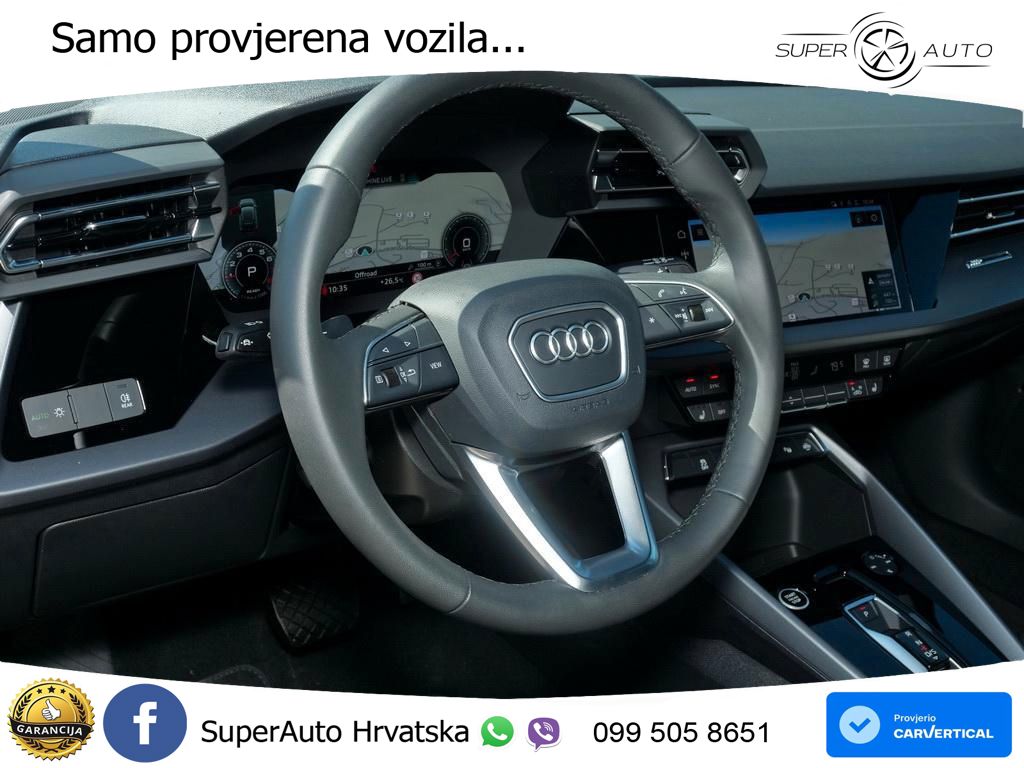 Audi A3 Sportback 30 TFSI (116 KS) Mild Hybrid S tronic advanced LED+GR SJED+ACC