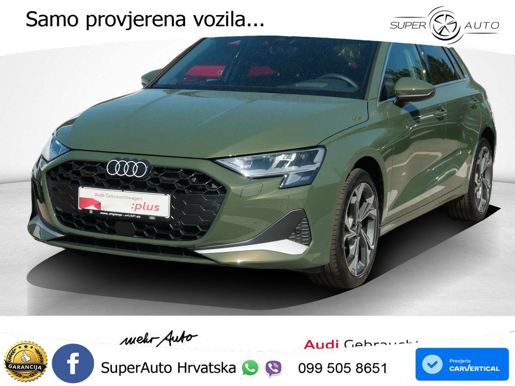 Audi A3 Sportback 30 TFSI (116 KS) Mild Hybrid S tronic advanced LED+GR SJED+ACC