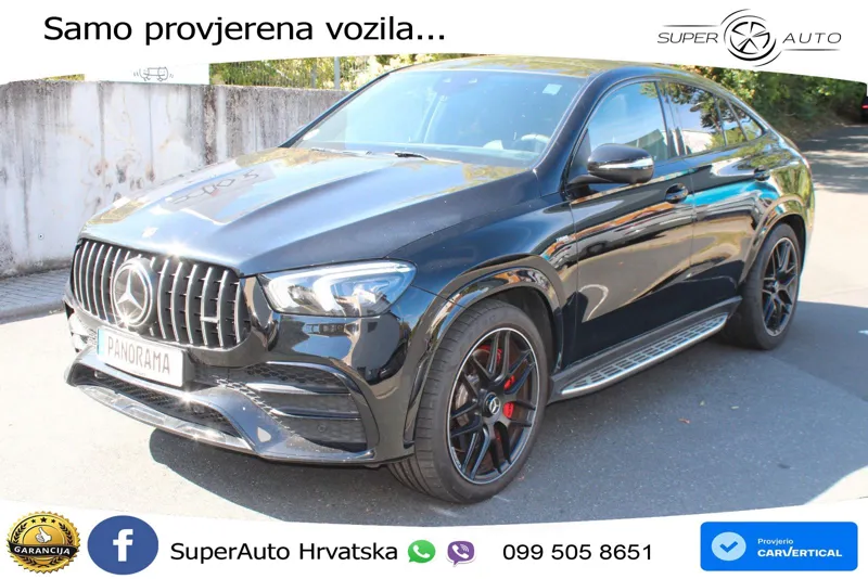 Mercedes AMG GLE Coupe 53 (435 KS) EQ Boost 4MATIC+ AMG SPEEDSHIFT TCT 9G LED+GR SJED+ACC