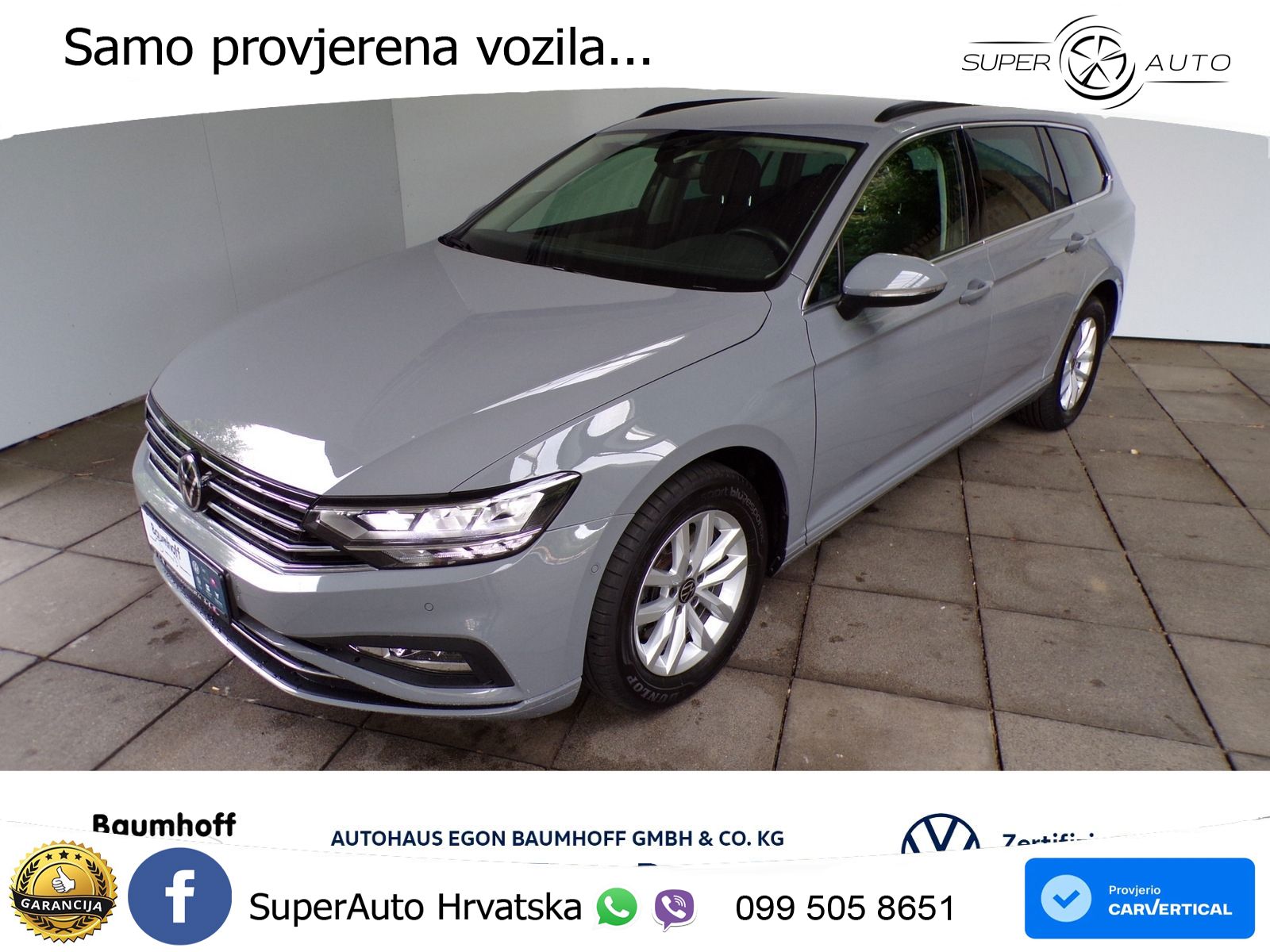 Volkswagen Passat Variant 2.0 TDI (150 KS) DSG Business LED+GR SJED+ACC