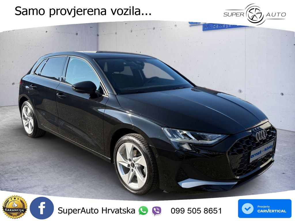 Audi A3 Sportback 30 TFSI (116 KS) Mild Hybrid S tronic advanced LED+GR SJED+ACC
