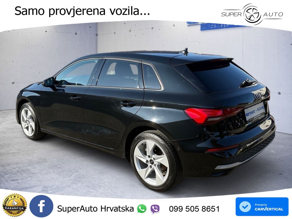 Audi A3 Sportback 30 TFSI (116 KS) Mild Hybrid S tronic advanced LED+GR SJED+ACC