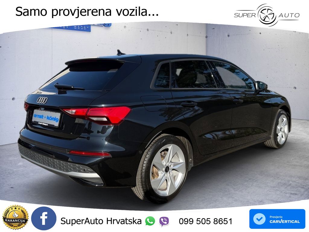Audi A3 Sportback 30 TFSI (116 KS) Mild Hybrid S tronic advanced LED+GR SJED+ACC