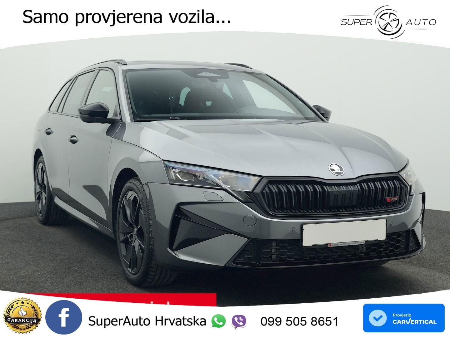 Škoda Octavia Combi RS 2.0 TSI (265 KS) DSG MATRIX+GR SJED+KAM