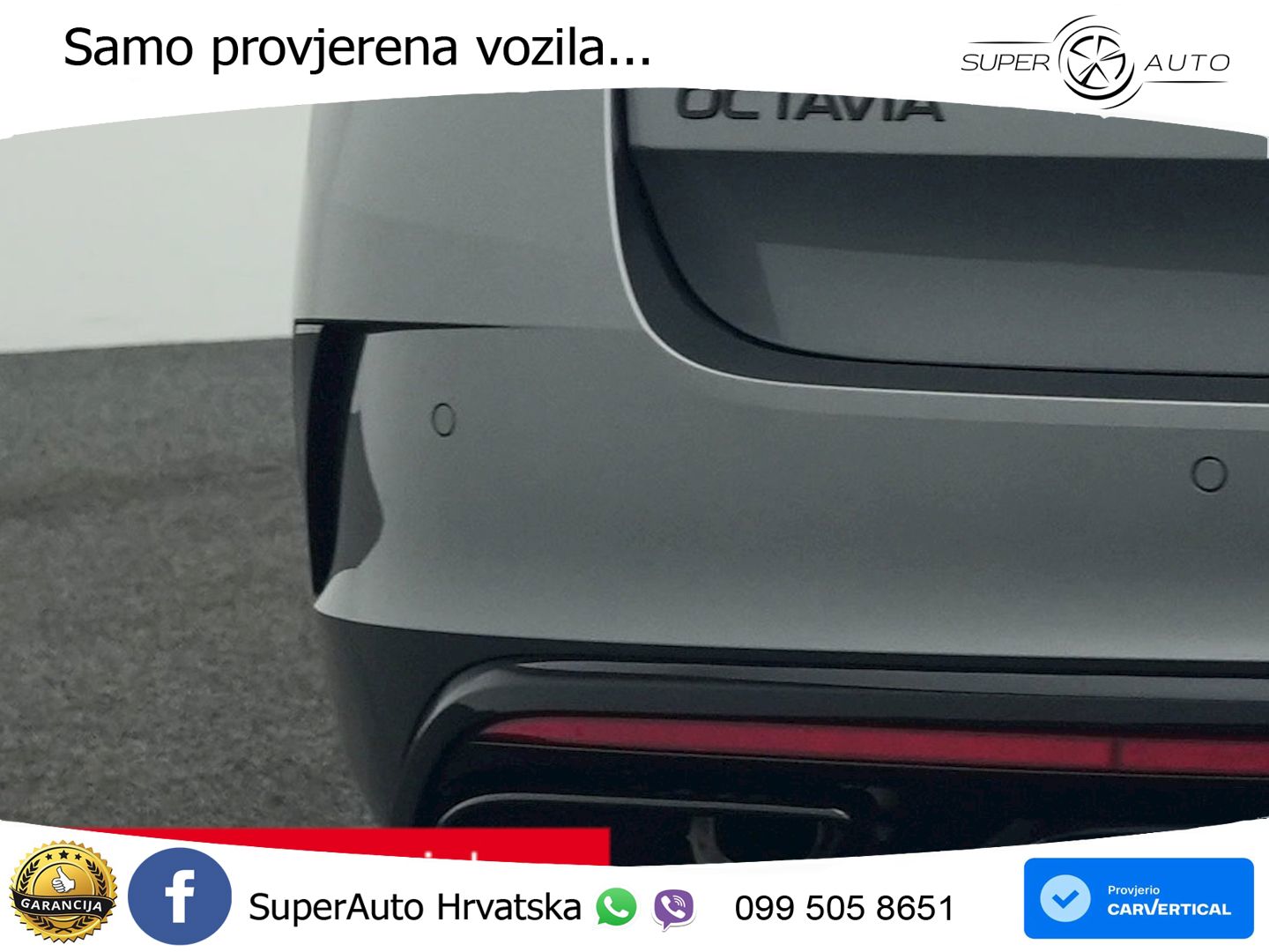Škoda Octavia Combi RS 2.0 TSI (265 KS) DSG MATRIX+GR SJED+KAM