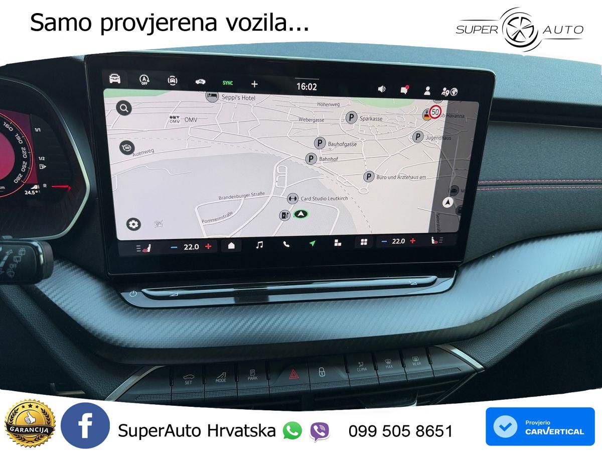 Škoda Octavia Combi RS 2.0 TSI (265 KS) DSG MATRIX+GR SJED+KAM