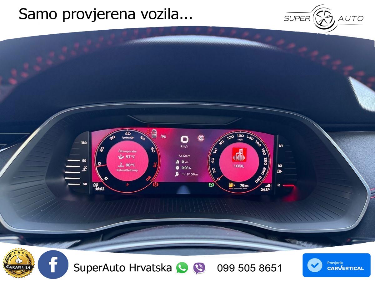 Škoda Octavia Combi RS 2.0 TSI (265 KS) DSG MATRIX+GR SJED+KAM
