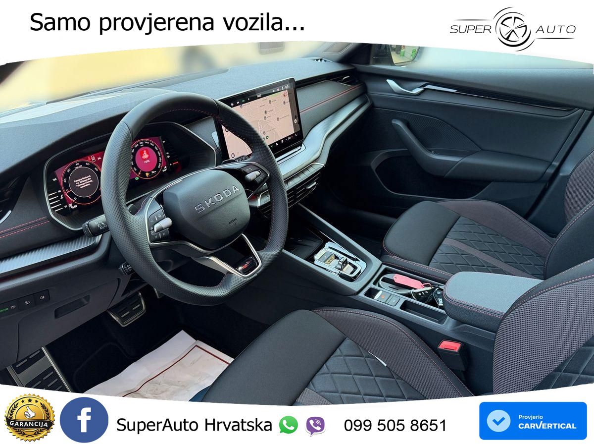 Škoda Octavia Combi RS 2.0 TSI (265 KS) DSG MATRIX+GR SJED+KAM