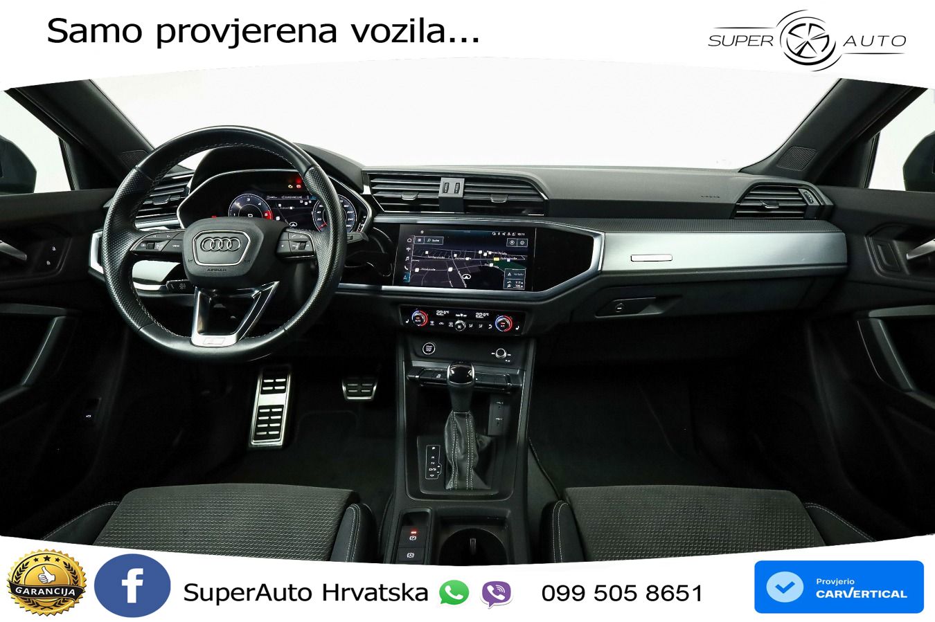 Audi Q3 40 TDI (200 KS) quattro S tronic S line LED+GR SJED+ACC