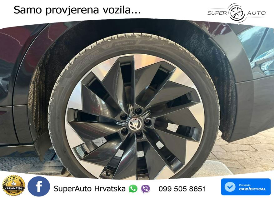 Škoda Enyaq iV 80x 82 kWh (265 KS) AWD SportLine LED+GR SJED+ACC