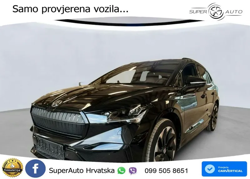 Škoda Enyaq iV 80x 82 kWh (265 KS) AWD SportLine LED+GR SJED+ACC