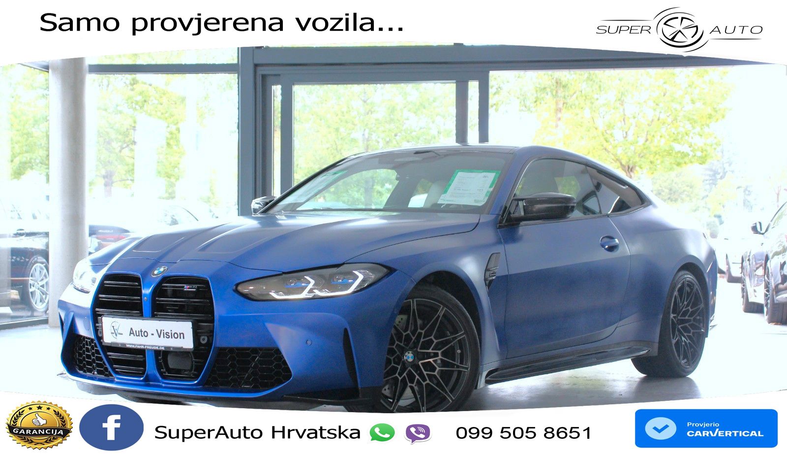 BMW M4 Competition 3.0 (510 KS) xDrive Steptronic LED+GR SJED+ACC