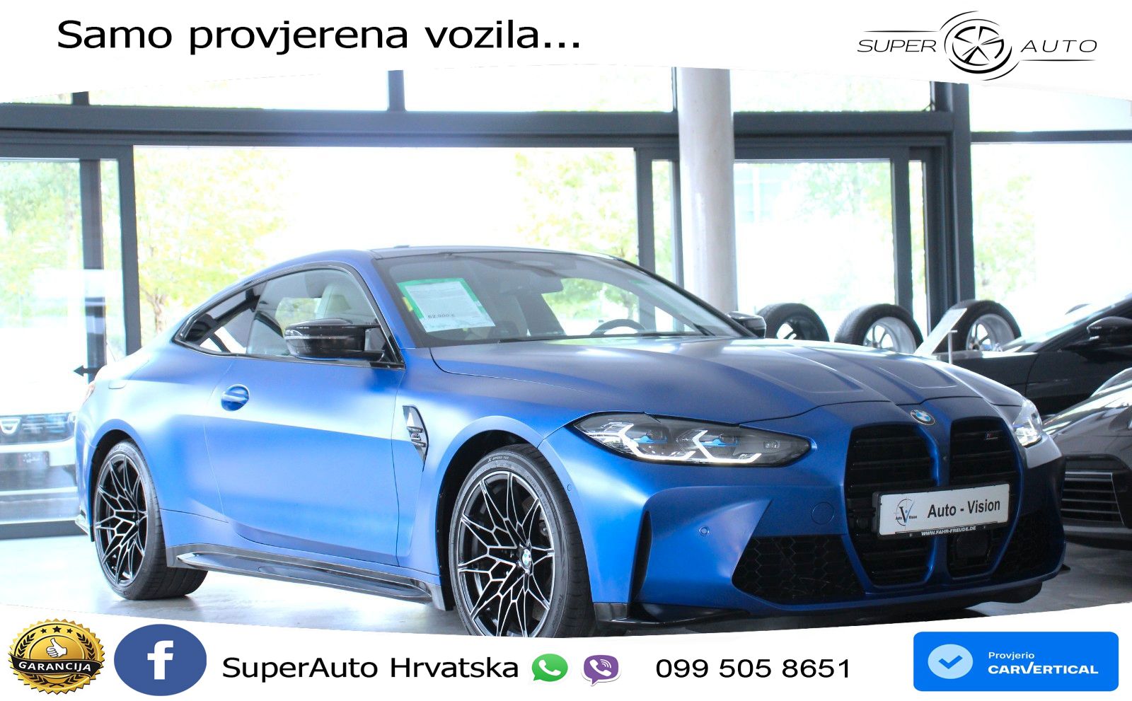 BMW M4 Competition 3.0 (510 KS) xDrive Steptronic LED+GR SJED+ACC