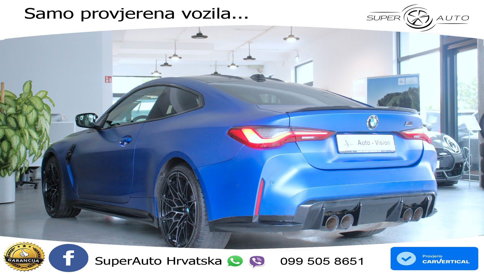 BMW M4 Competition 3.0 (510 KS) xDrive Steptronic LED+GR SJED+ACC