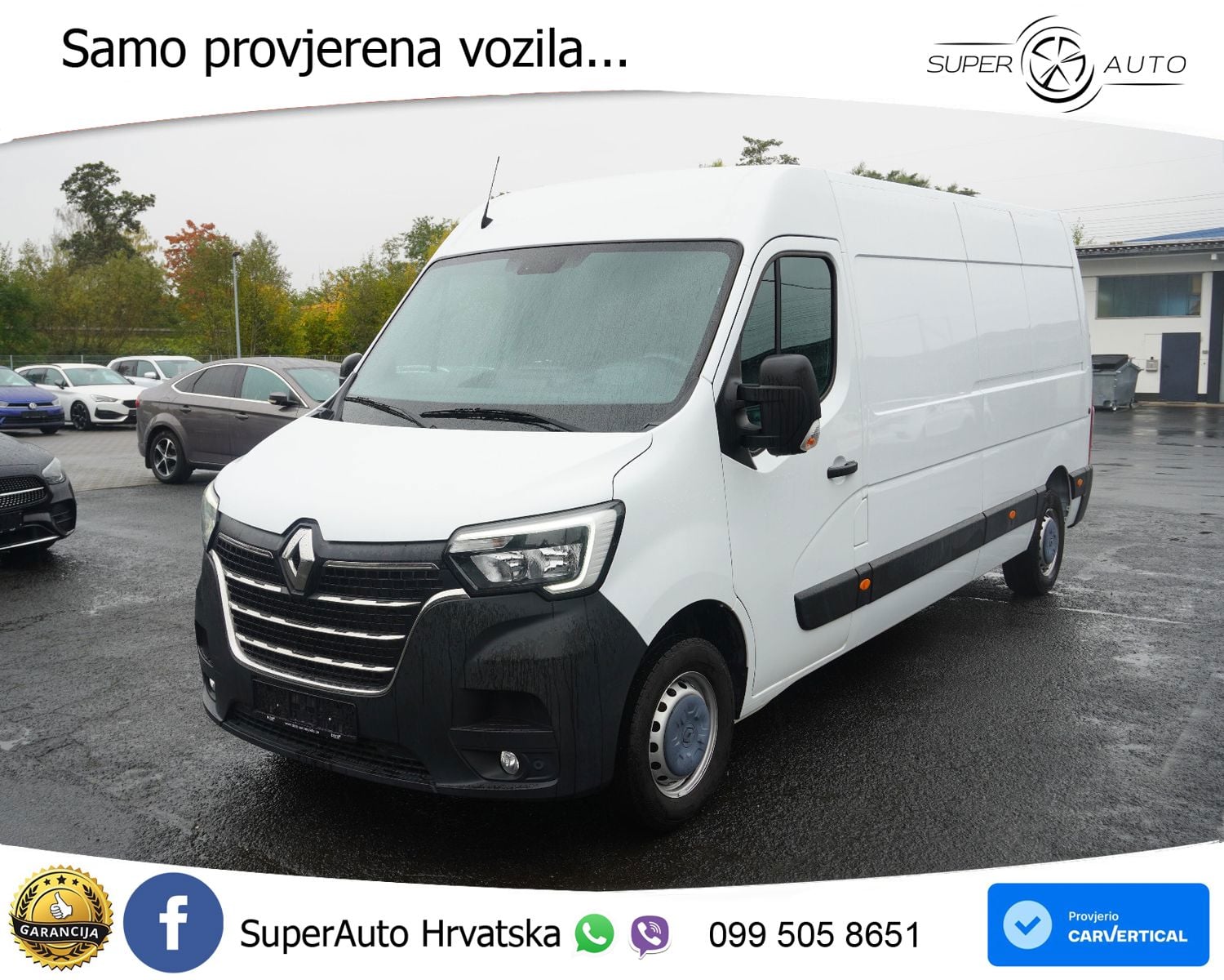 Renault Master 2.3d L3H2 >3SIT+KLIM+KAM+PDC+AHK+TEMP+MFL 136 KS