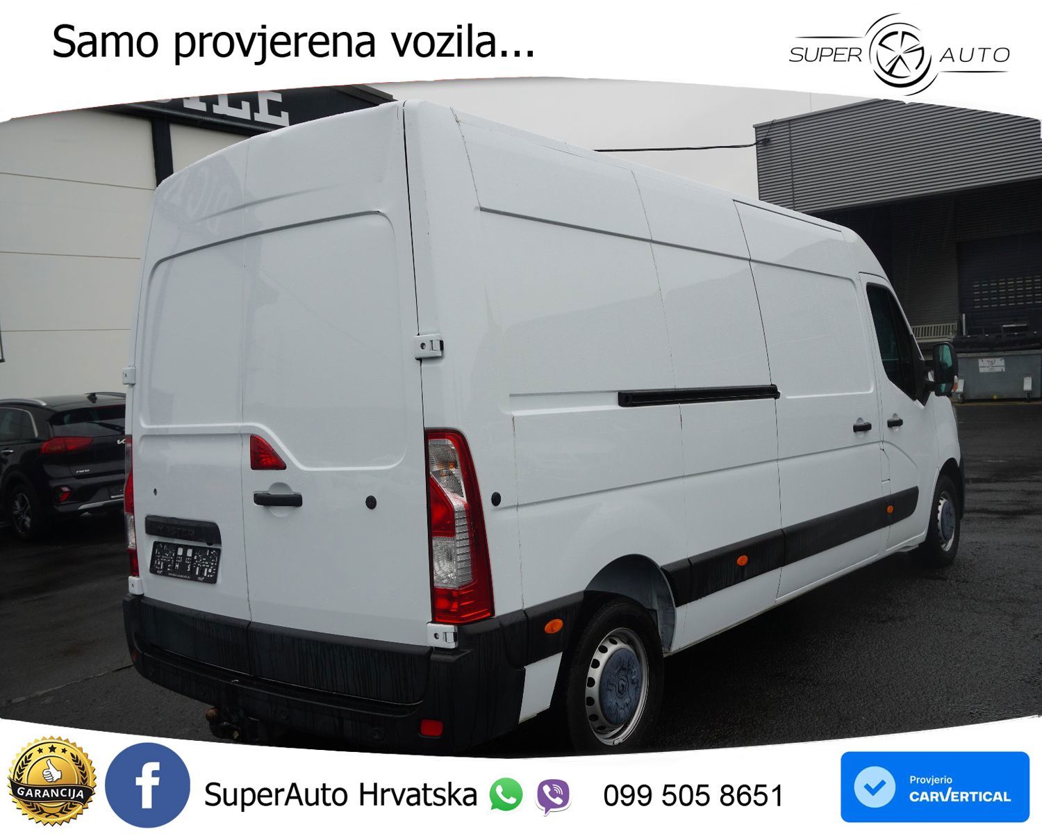 Renault Master 2.3d L3H2 >3SIT+KLIM+KAM+PDC+AHK+TEMP+MFL 136 KS