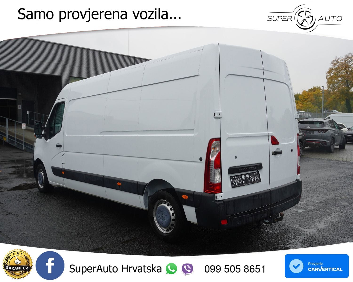 Renault Master 2.3d L3H2 >3SIT+KLIM+KAM+PDC+AHK+TEMP+MFL 136 KS