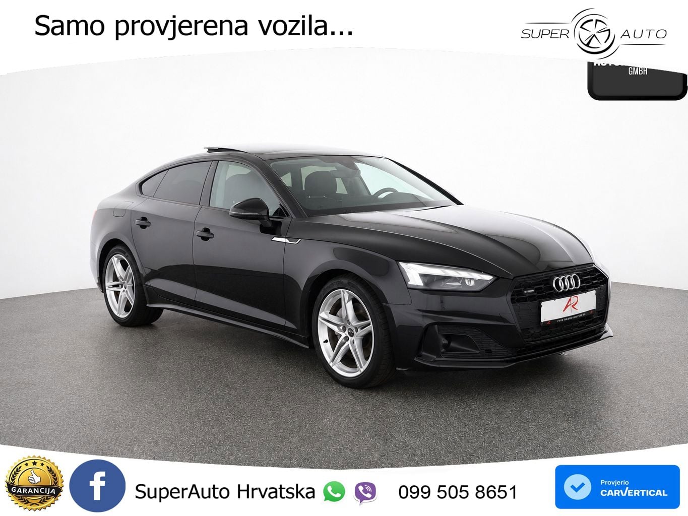 Audi A5 Sportback 40 TDI (204 KS) quattro S tronic S line MATRIX+GR SJED+KAM