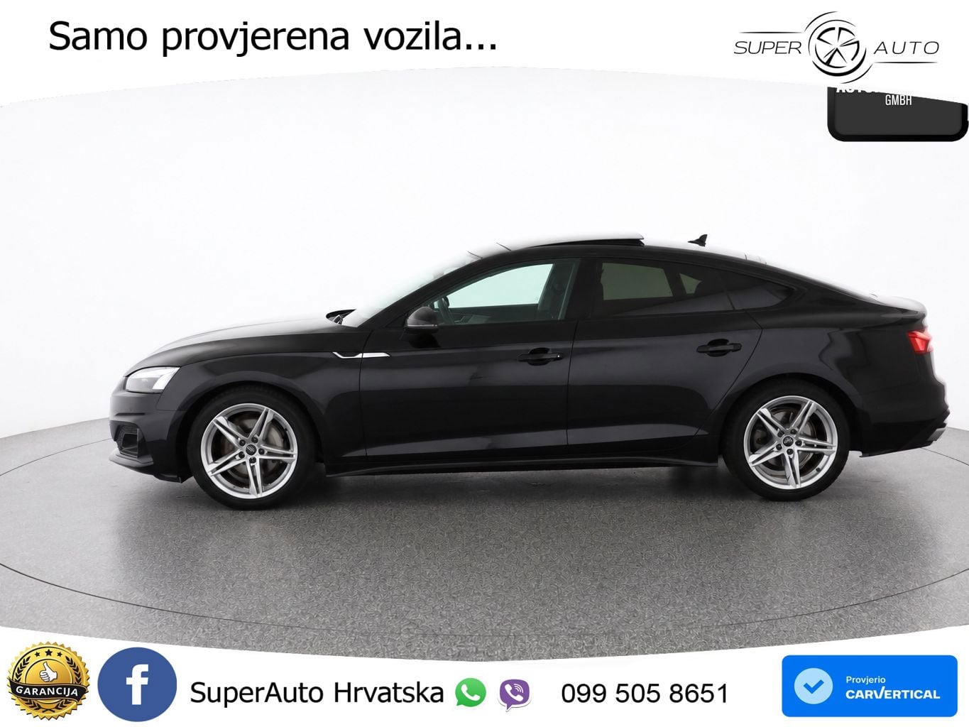 Audi A5 Sportback 40 TDI (204 KS) quattro S tronic S line MATRIX+GR SJED+KAM