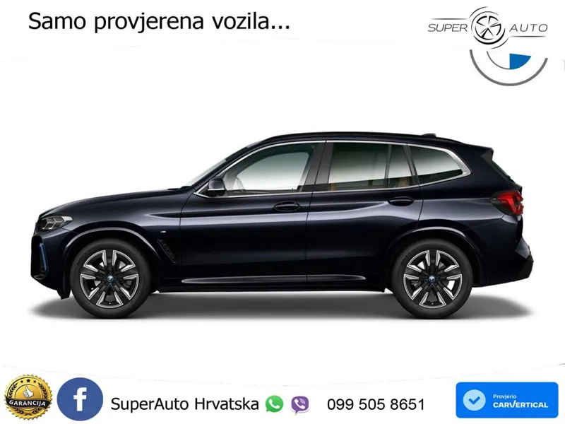 BMW iX3 80 kWh (286 KS) M Sport LED+GR SJED+ACC