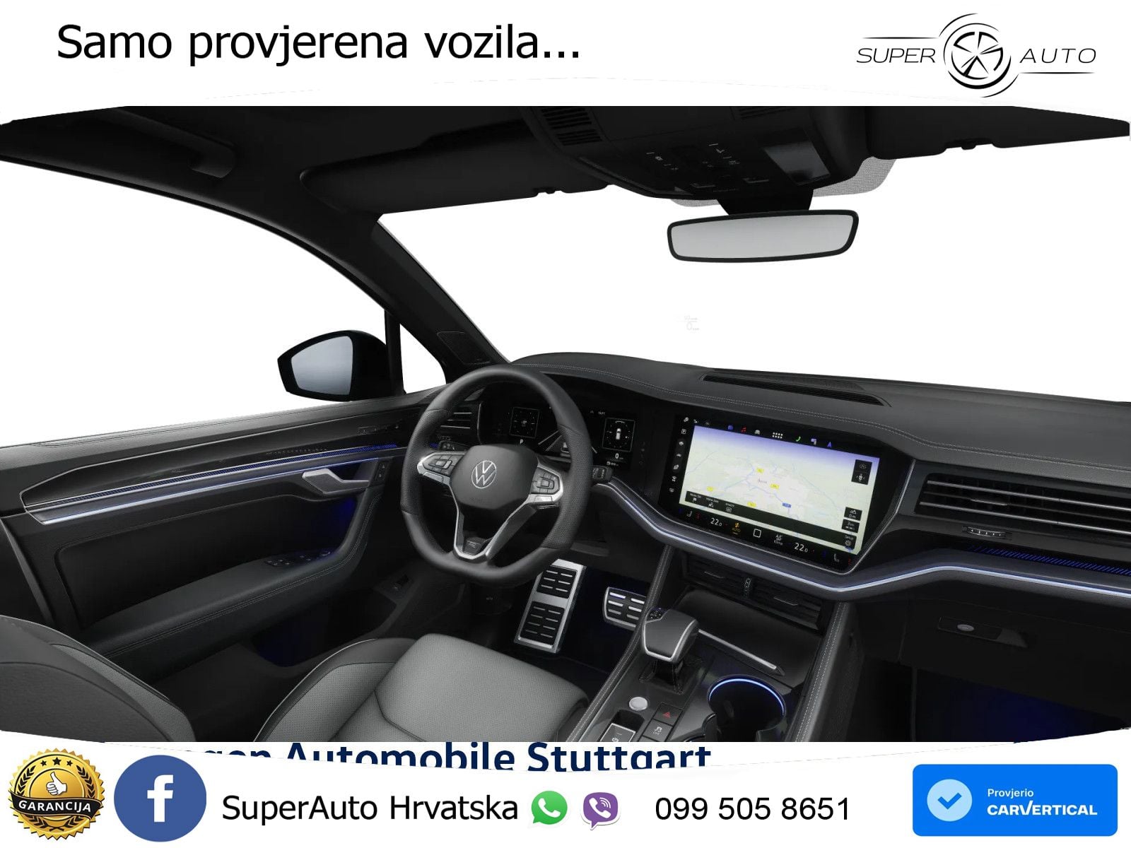 Volkswagen Touareg 3.0 V6 TDI (286 KS) 4MOTION Tiptronic R-Line ZRAČNI+ACC+GR SJED+KAM+PANO