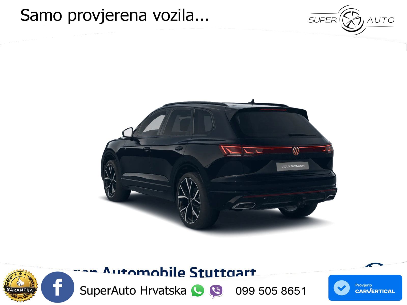 Volkswagen Touareg 3.0 V6 TDI (286 KS) 4MOTION Tiptronic R-Line ZRAČNI+ACC+GR SJED+KAM+PANO