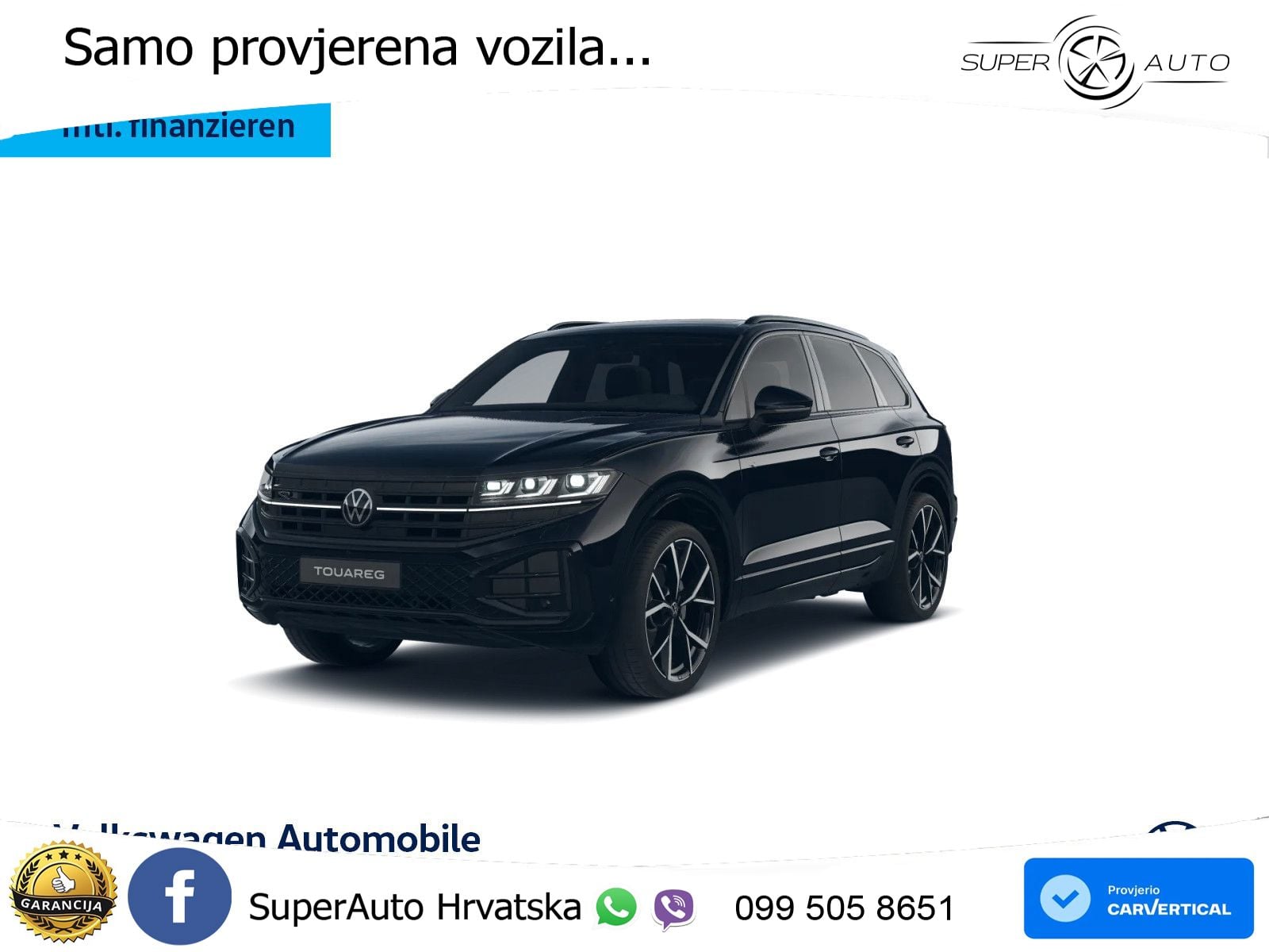Volkswagen Touareg 3.0 V6 TDI (286 KS) 4MOTION Tiptronic R-Line ZRAČNI+ACC+GR SJED+KAM+PANO