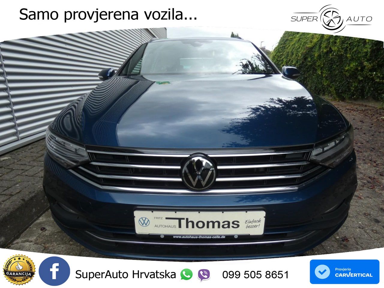 Volkswagen Passat Variant 2.0 TDI (150 KS) DSG Business LED+GR SJED+ACC