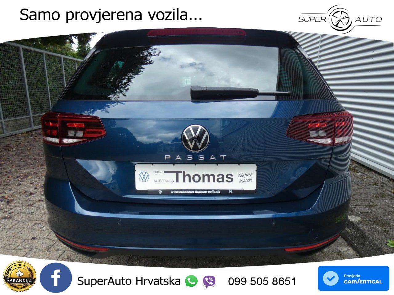 Volkswagen Passat Variant 2.0 TDI (150 KS) DSG Business LED+GR SJED+ACC