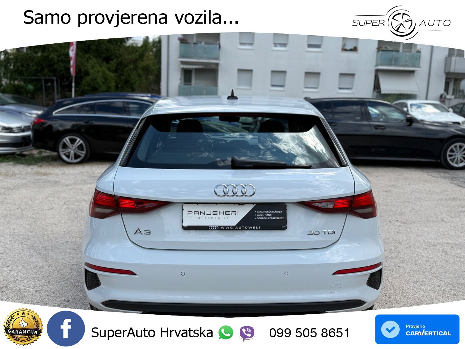 Audi A3 30 TDI (116 KS) LED+GR SJED+ACC