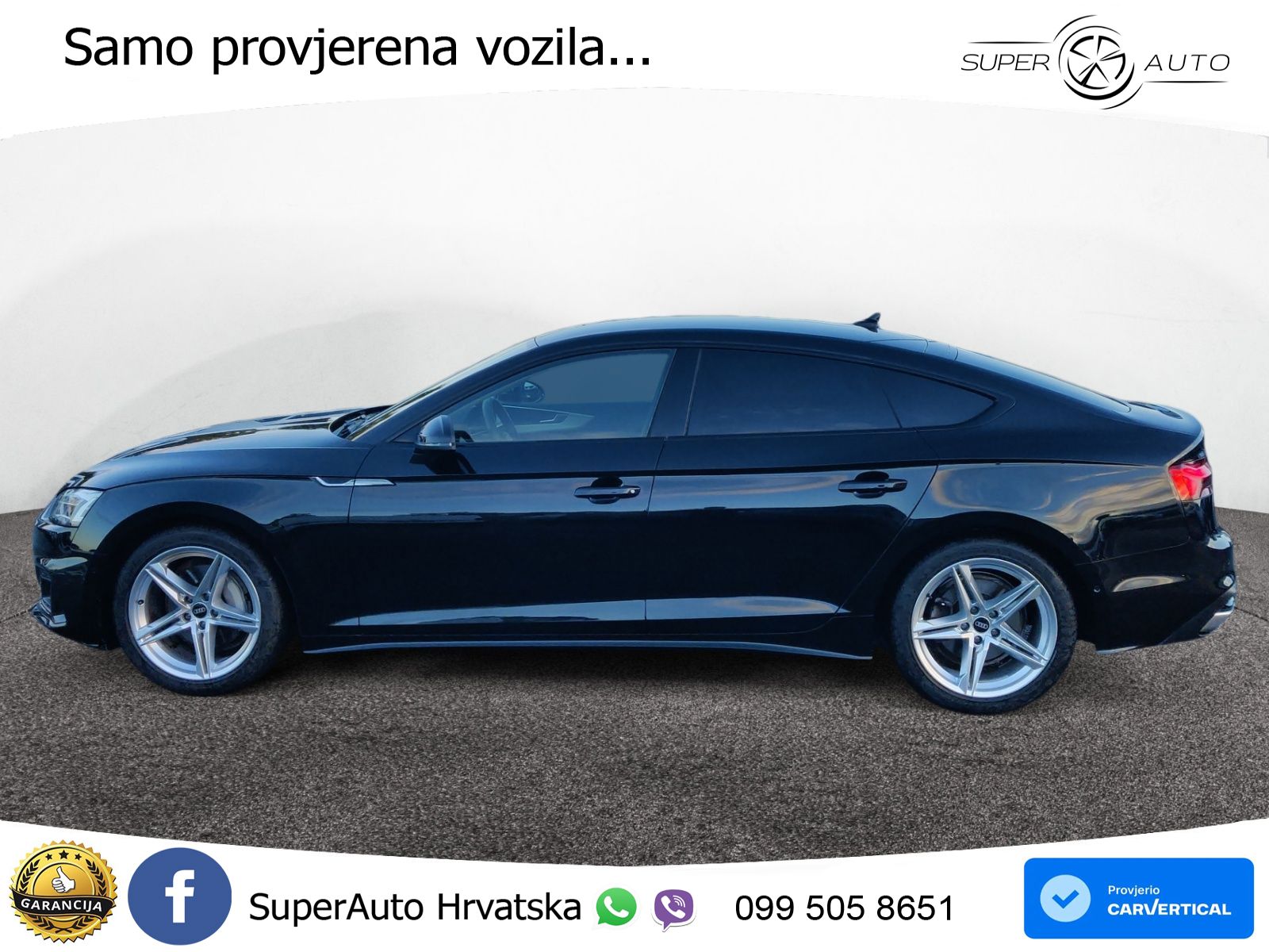 Audi A5 Sportback  40 TFSI (204 KS) quattro S tronic LED+GR SJED+ACC