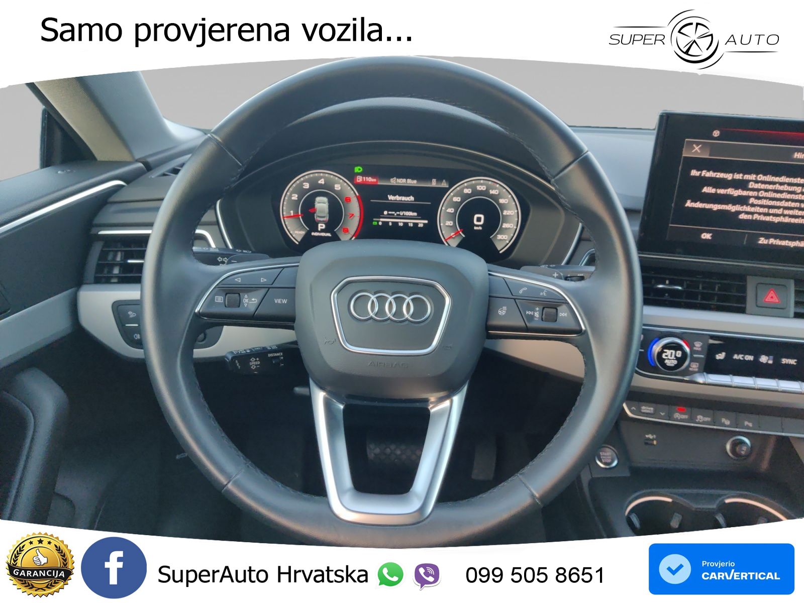 Audi A5 Sportback  40 TFSI (204 KS) quattro S tronic LED+GR SJED+ACC